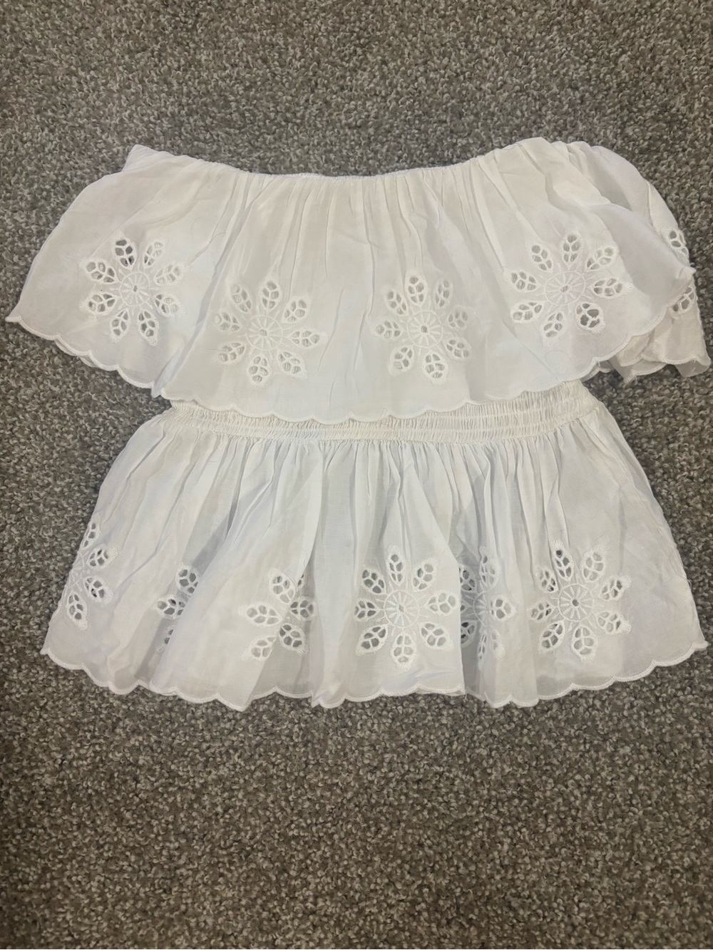 H&M eyelet tube top